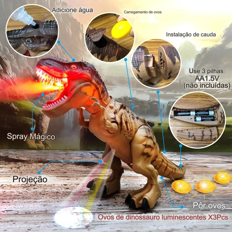 Dinossauro Eletronico- Multifunçoes