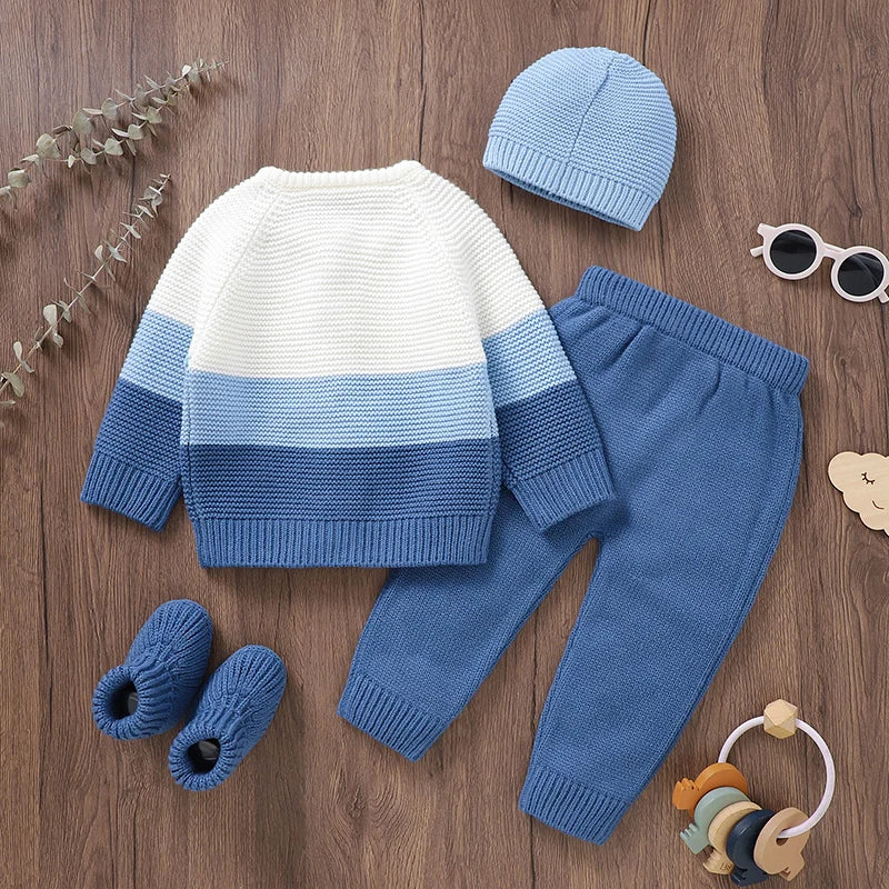 Conjunto de Tricô 4 peças Aconchego