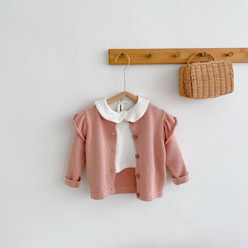 Casaco Cardigão Rosa Lavie